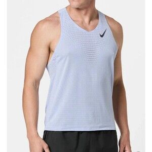 Nike Dri Fit ADV Aeroswift Pro Elite Running Singlet top Men's small FN4231-057